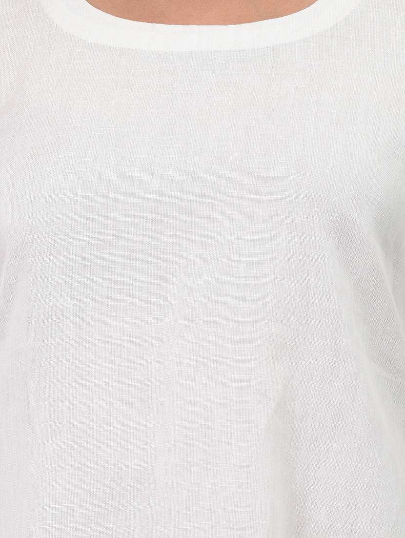 women solid cap sleeve tiered ethnic dress - 22033951 -  Standard Image - 5