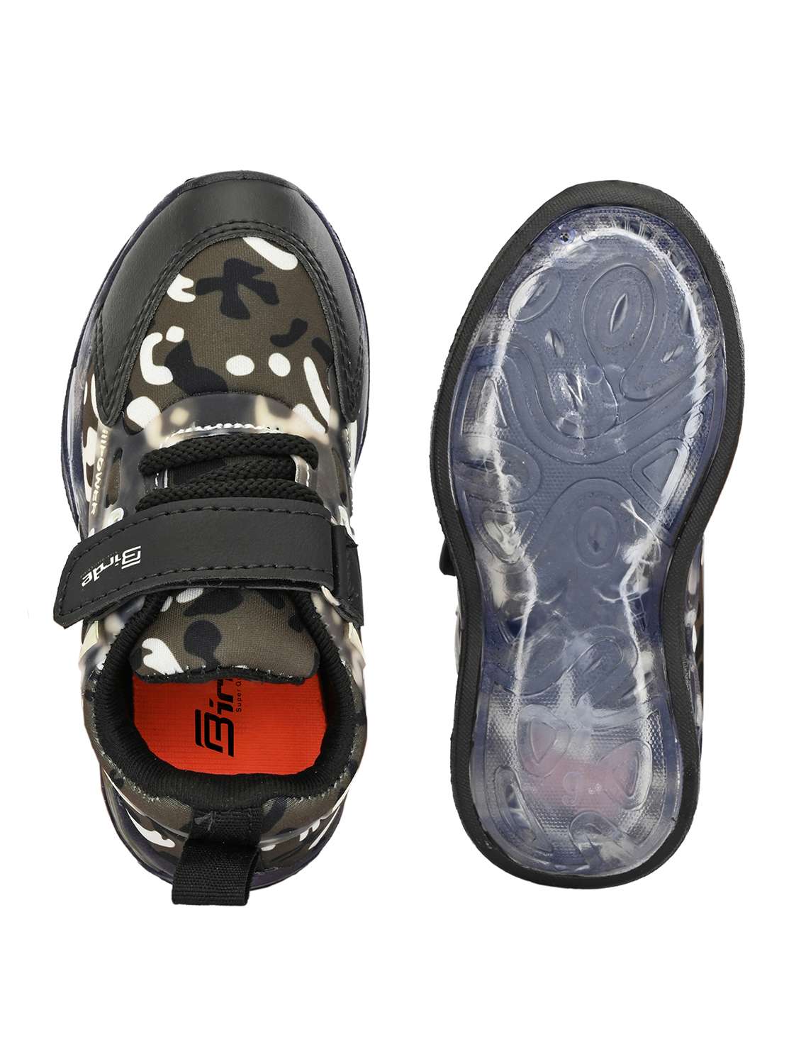 boys printed velcro sneaker - 22034425 - Standard Image - 5