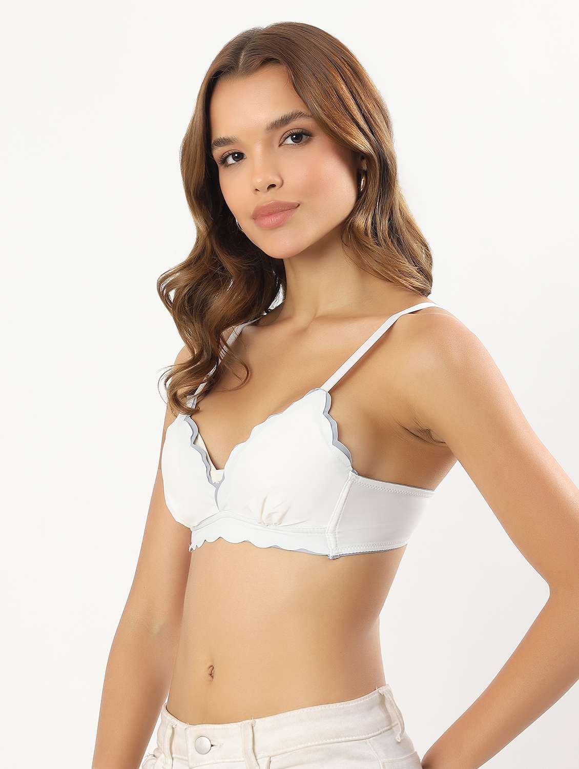 women solid heavily padded t-shirt bra - 22034427 -  Standard Image - 3