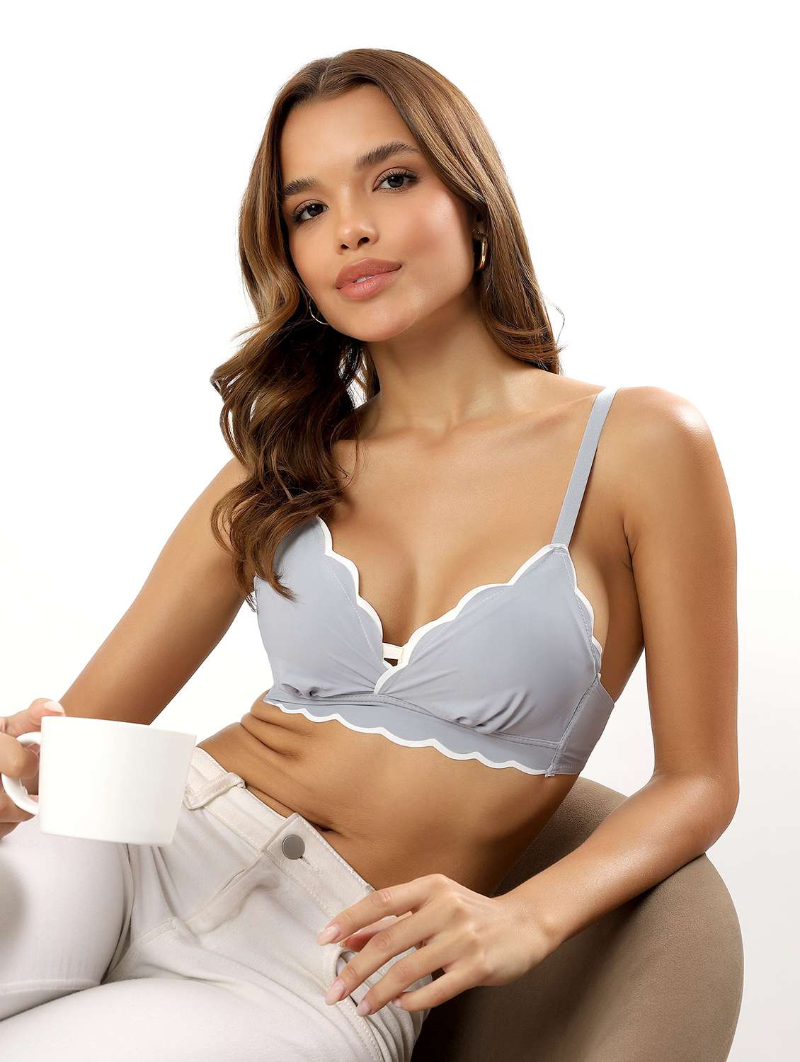 women solid heavily padded t-shirt bra
