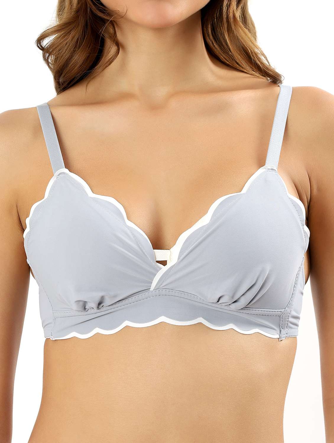 women solid heavily padded t-shirt bra - 22034428 -  Standard Image - 5