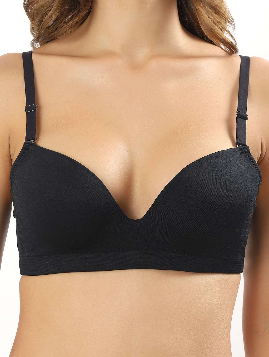 women solid heavily padded push up bra - 22034447 - Standard Image - 5