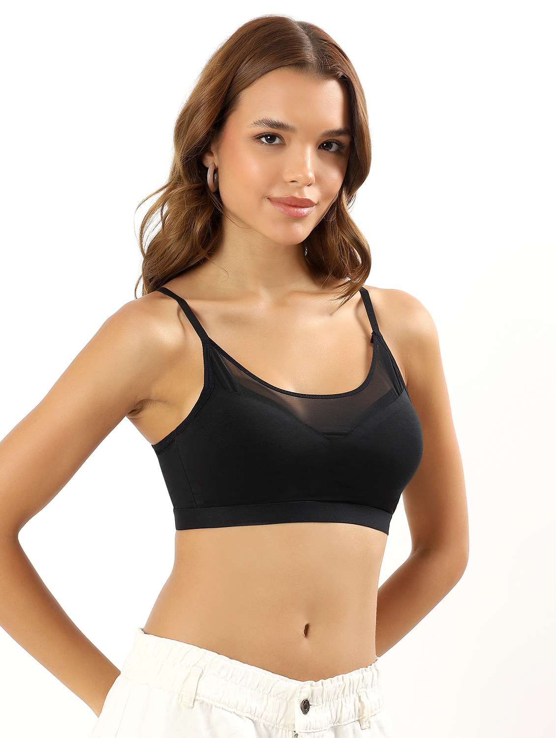 women solid non wired t-shirt bra - 22034448 - Standard Image - 3