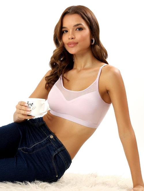 women solid non wired t-shirt bra - 22034452 - Standard Image - 0