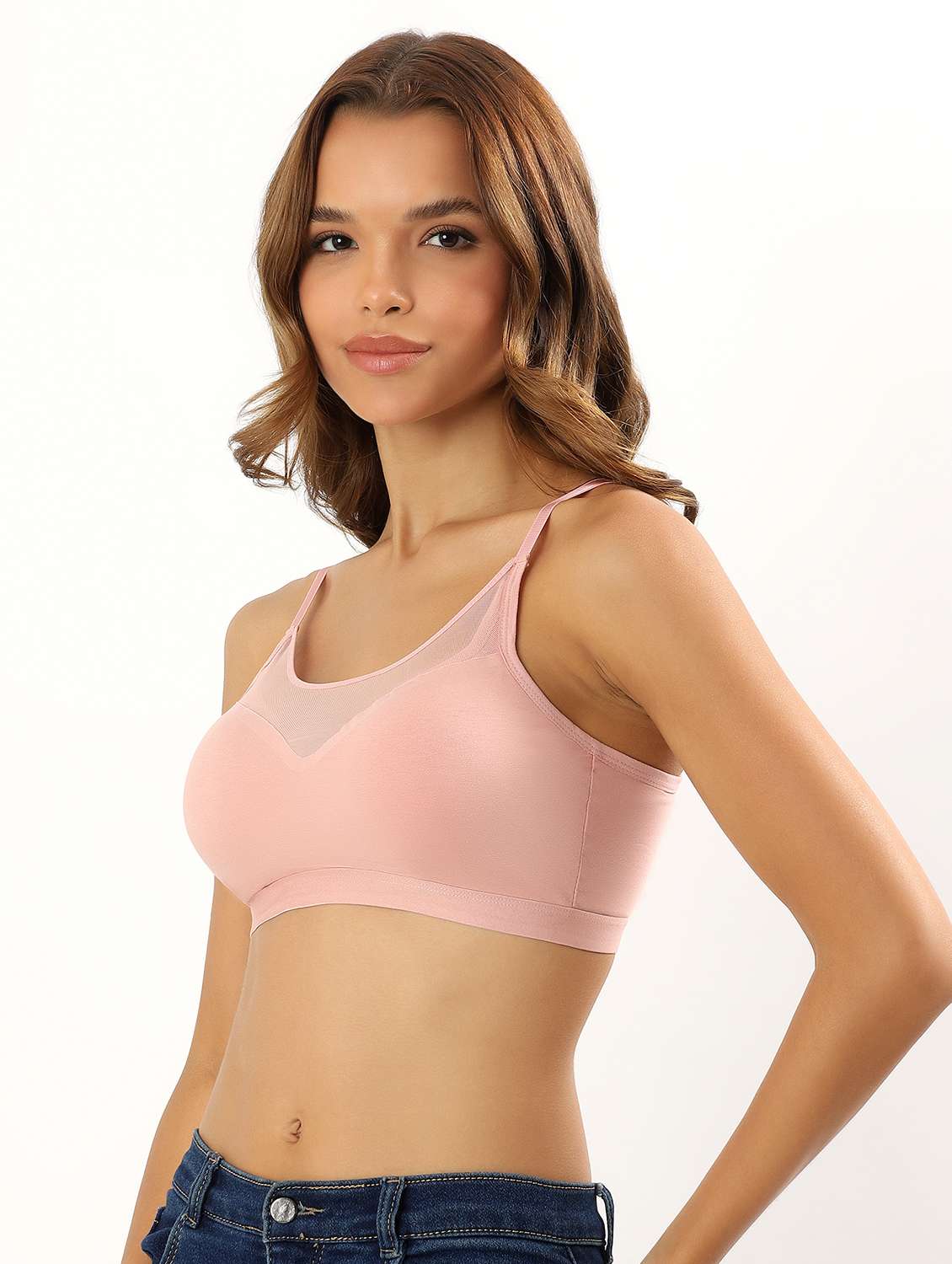 women solid non wired t-shirt bra - 22034453 - Standard Image - 3