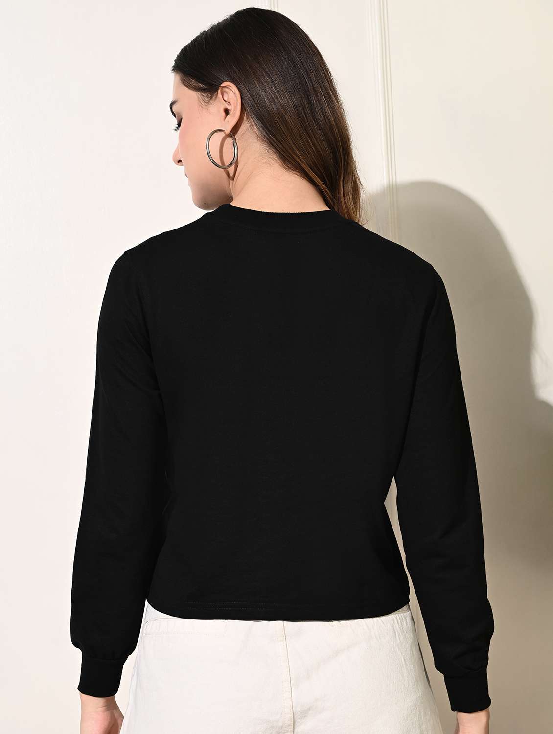 women printed long sleeve sweatshirt - 22034539 -  Standard Image - 3