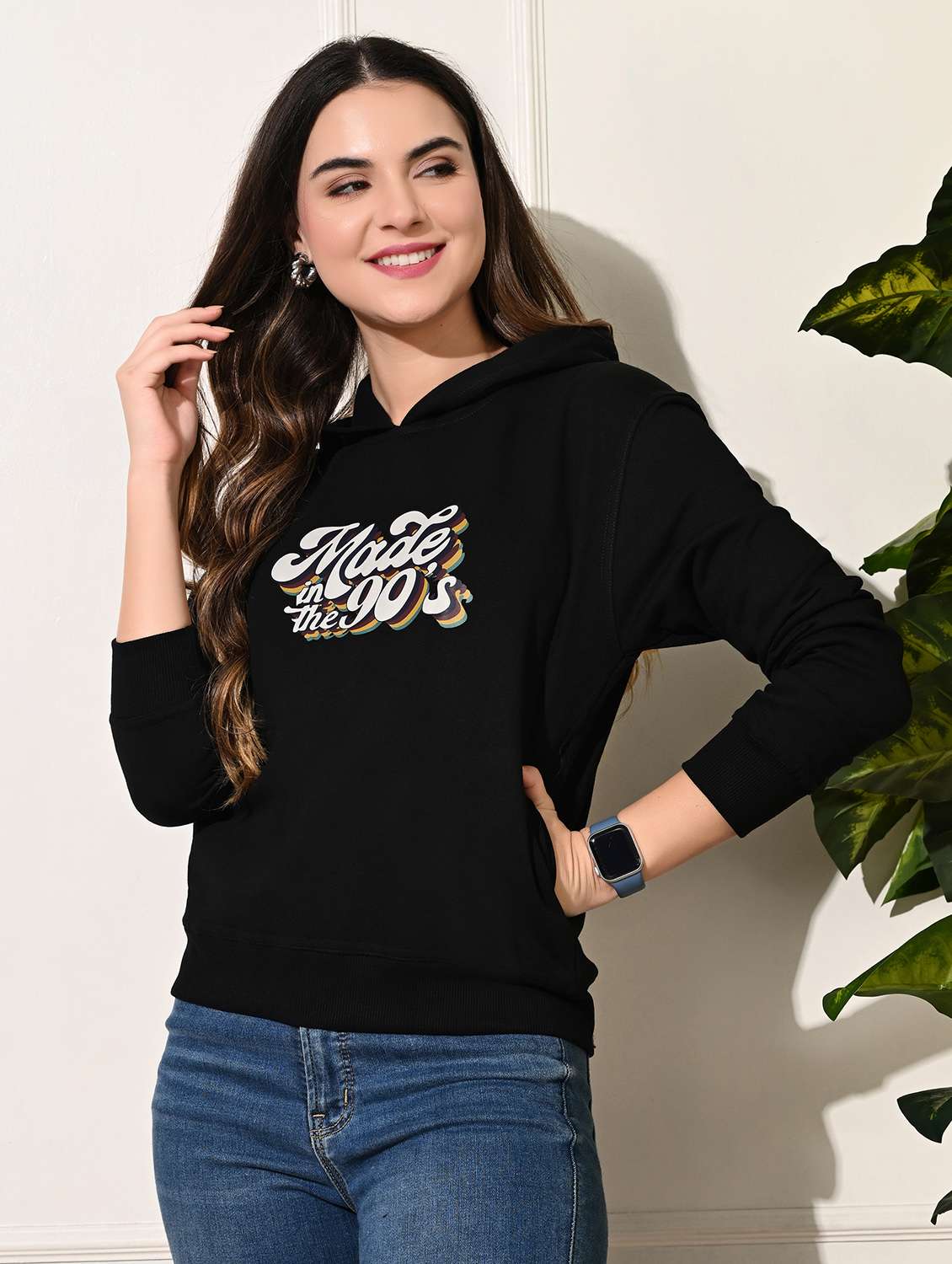 women printed long sleeve sweatshirt - 22034545 -  Zoom Image - 0