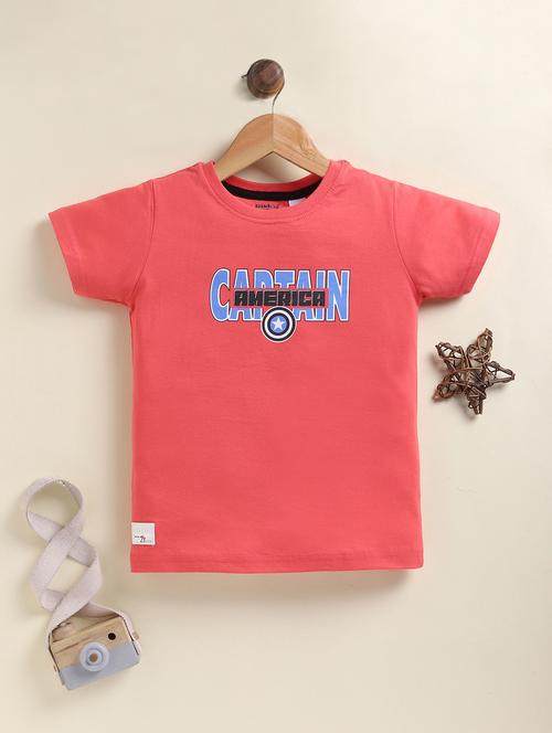 kids printed short sleeve regular fit t-shirt - 22034552 - Standard Image - 0