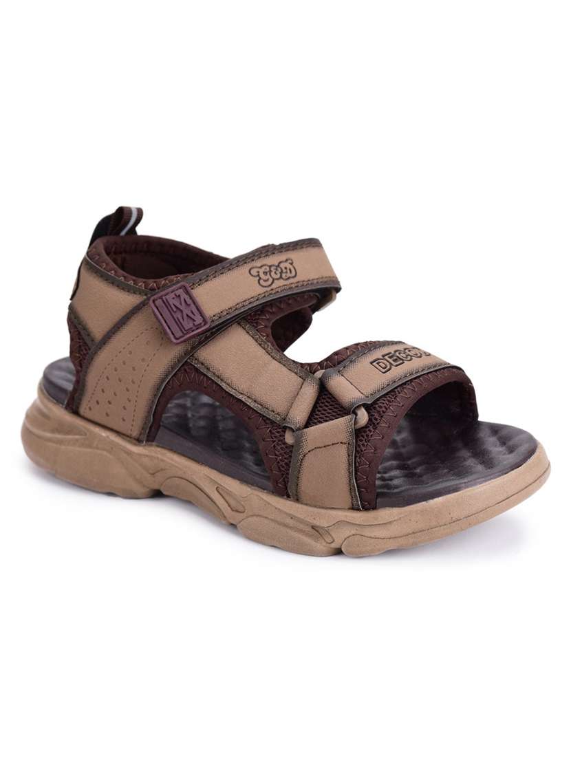 kids solid back strap floaters