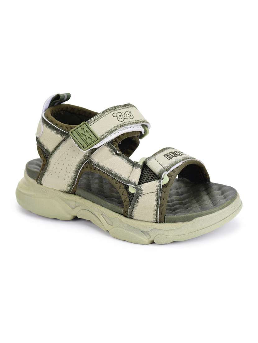 kids solid back strap floaters