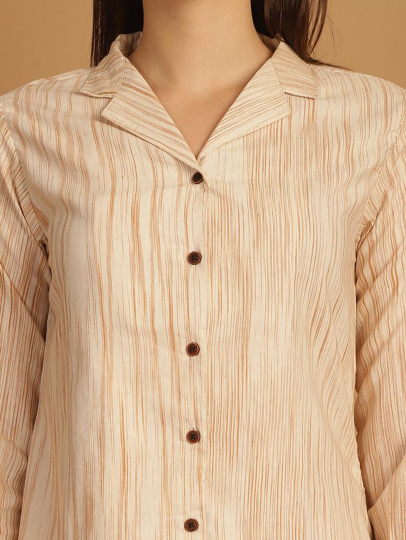 women printed shirt and trouser co-ord set - 22034574 - Standard Image - 5