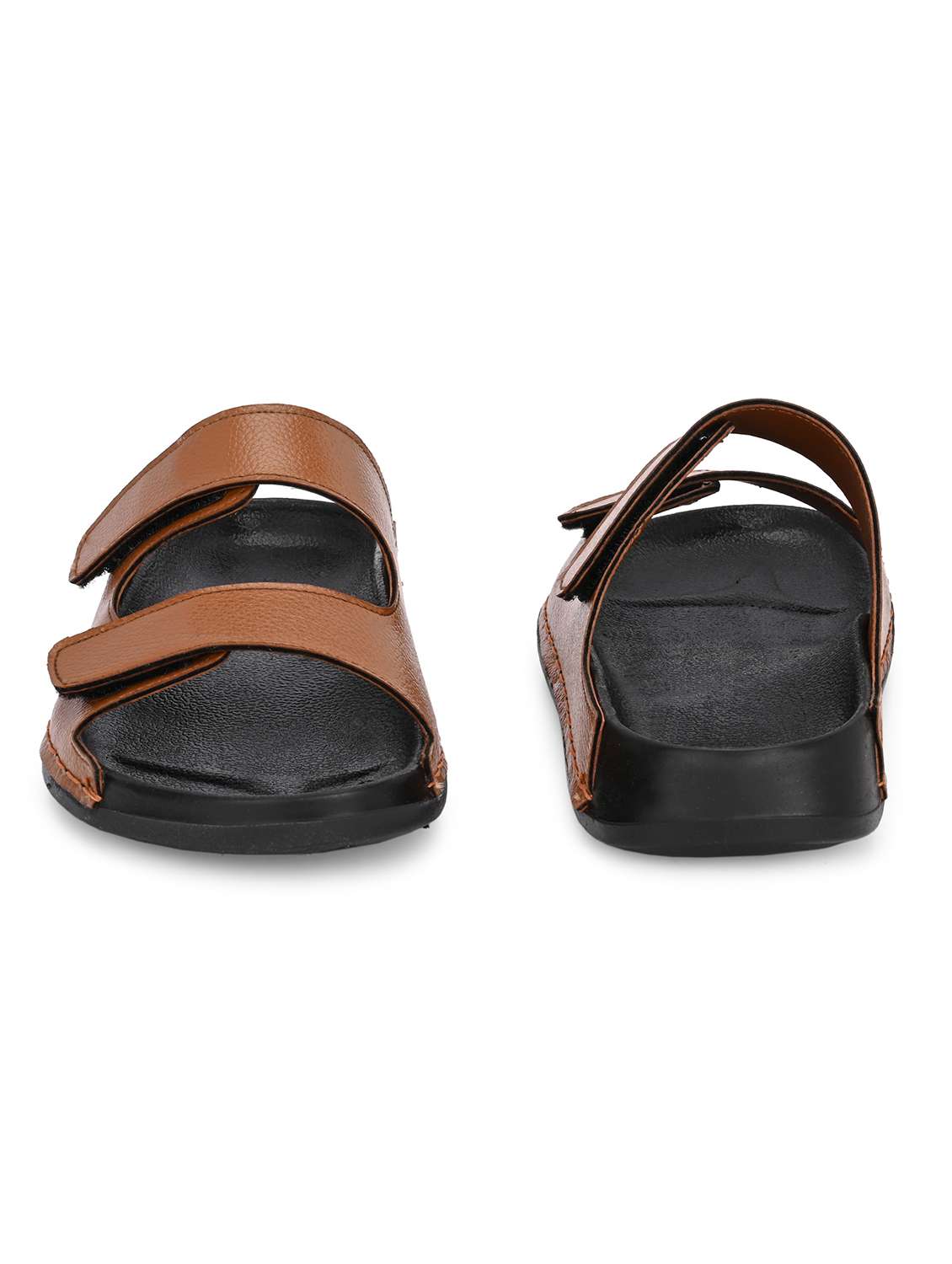 men tan slip on sandal - 22034577 -  Standard Image - 3