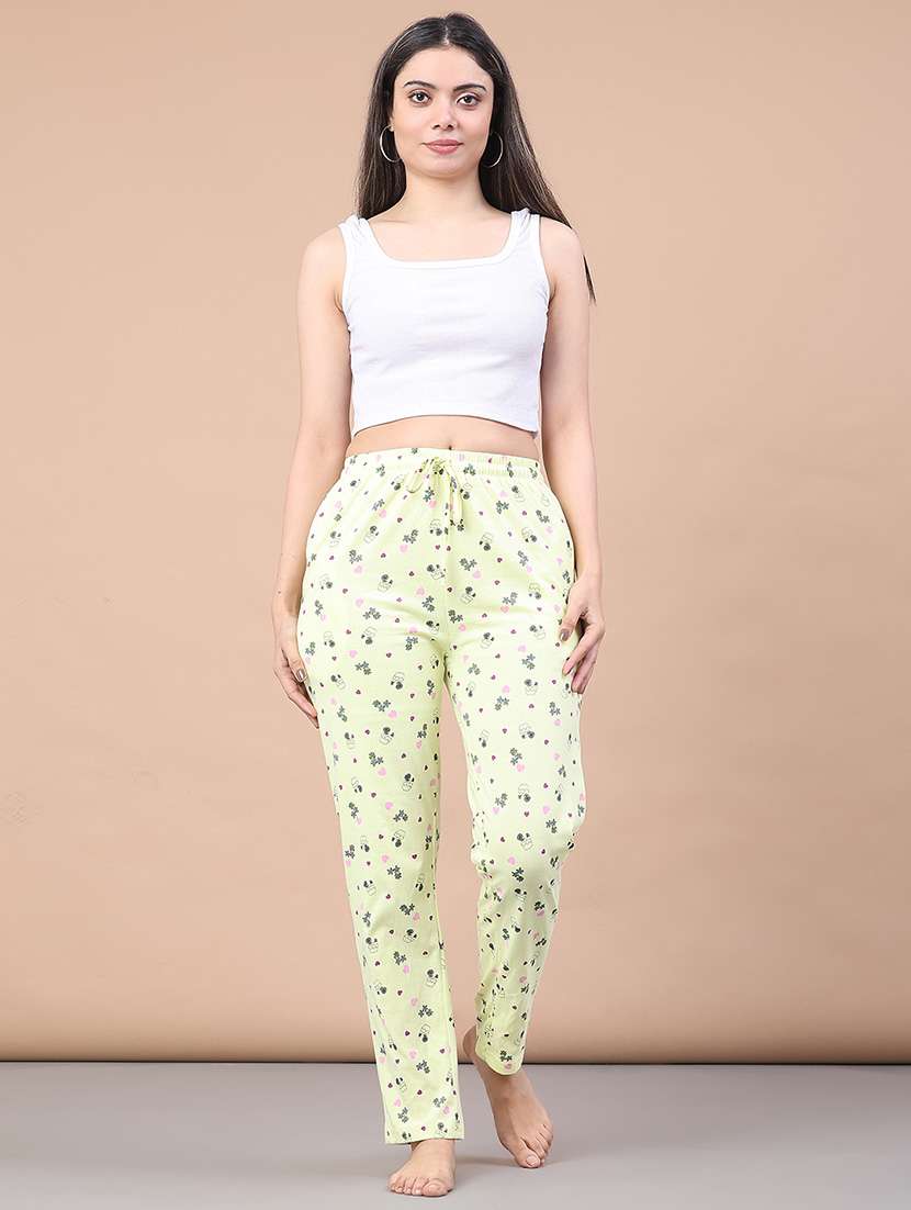 women printed mid rise loungewear pajama - 22034777 -  Standard Image - 5