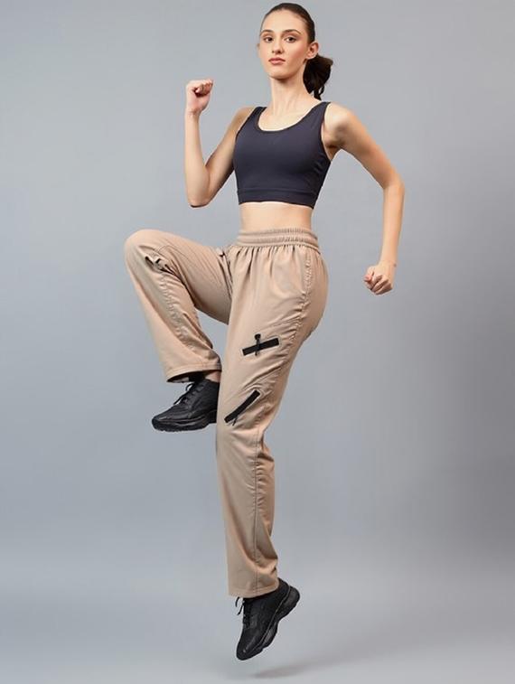 women solid mid rise parachute pants - 22035203 - Standard Image - 3