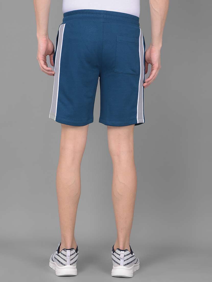 blue cotton shorts - 22035408 - Standard Image - 3