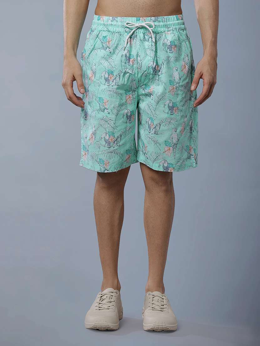men printed shirt and shorts co-ord set - 22035422 -  Standard Image - 5
