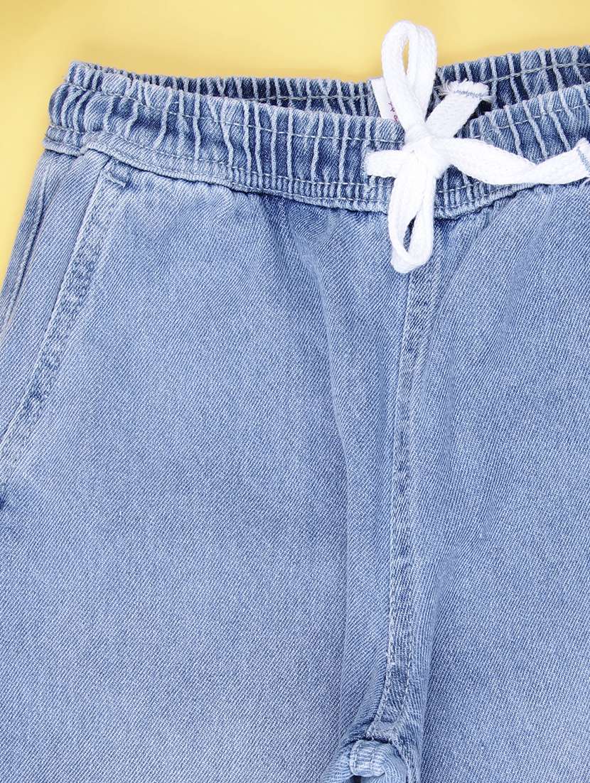 girls solid high rise wide leg jean - 22035566 -  Standard Image - 3