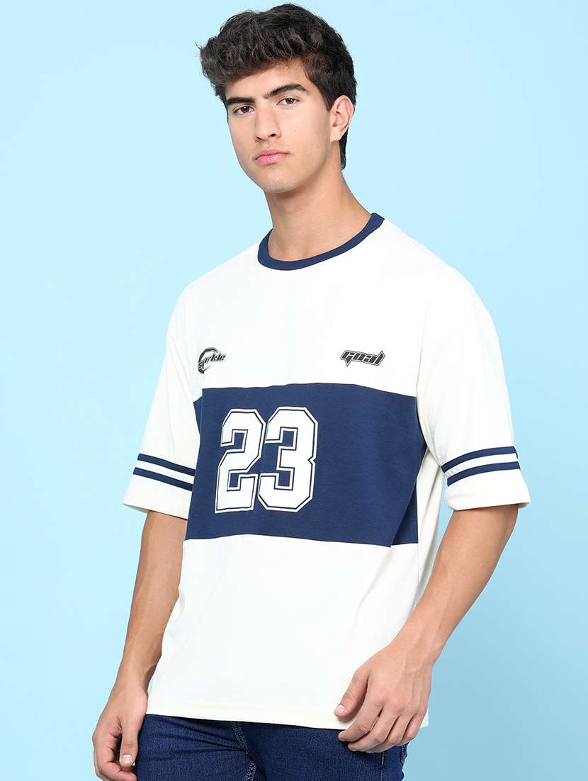 men printed short sleeves oversized t-shirt - 22035636 -  Standard Image - 3