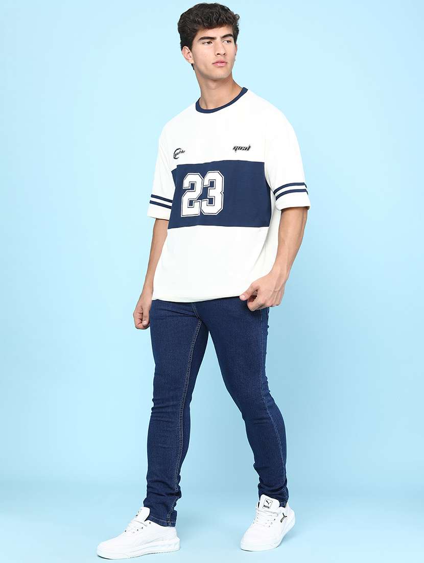 men printed short sleeves oversized t-shirt - 22035636 -  Standard Image - 5