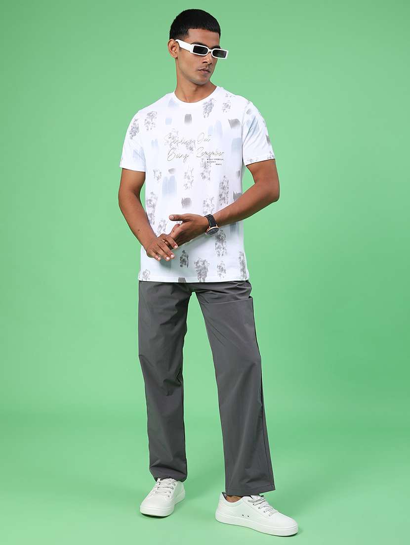 men front print short sleeve regular fit t-shirt - 22035703 -  Standard Image - 3
