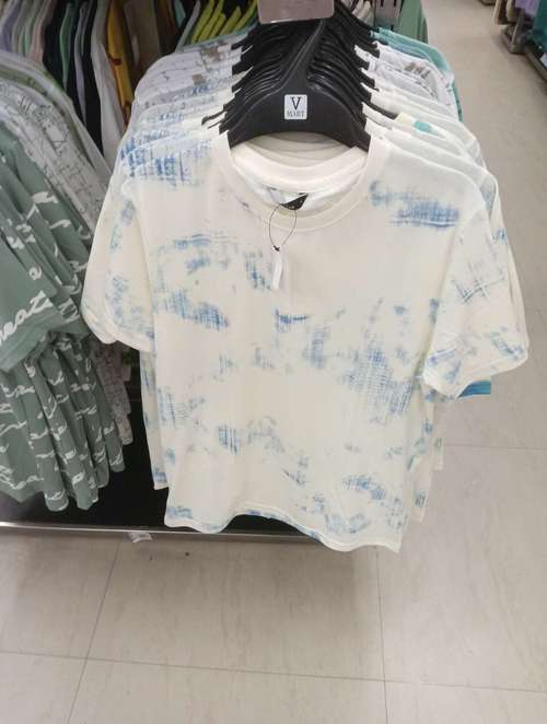 off white poly cotton tshirt - 22035928 - Standard Image - 0