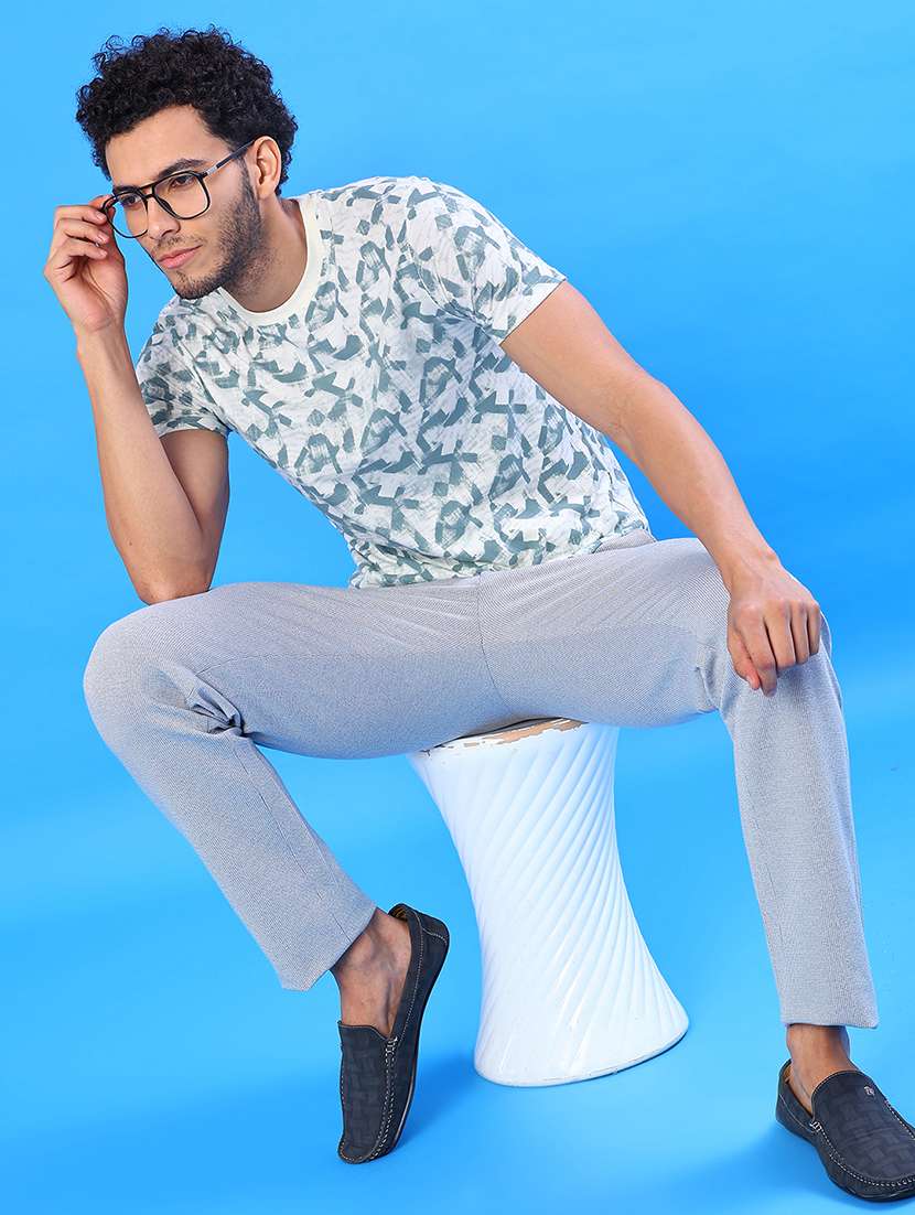 men printed short sleeve slim fit t-shirt - 22035929 -  Standard Image - 3