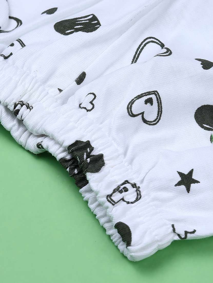 girls printed round neck full length set - 22036010 -  Standard Image - 3