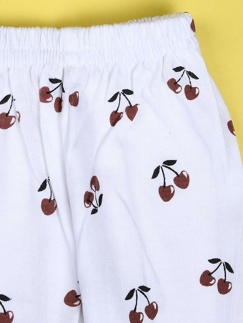 girls printed round neck full length set - 22036015 -  Standard Image - 3