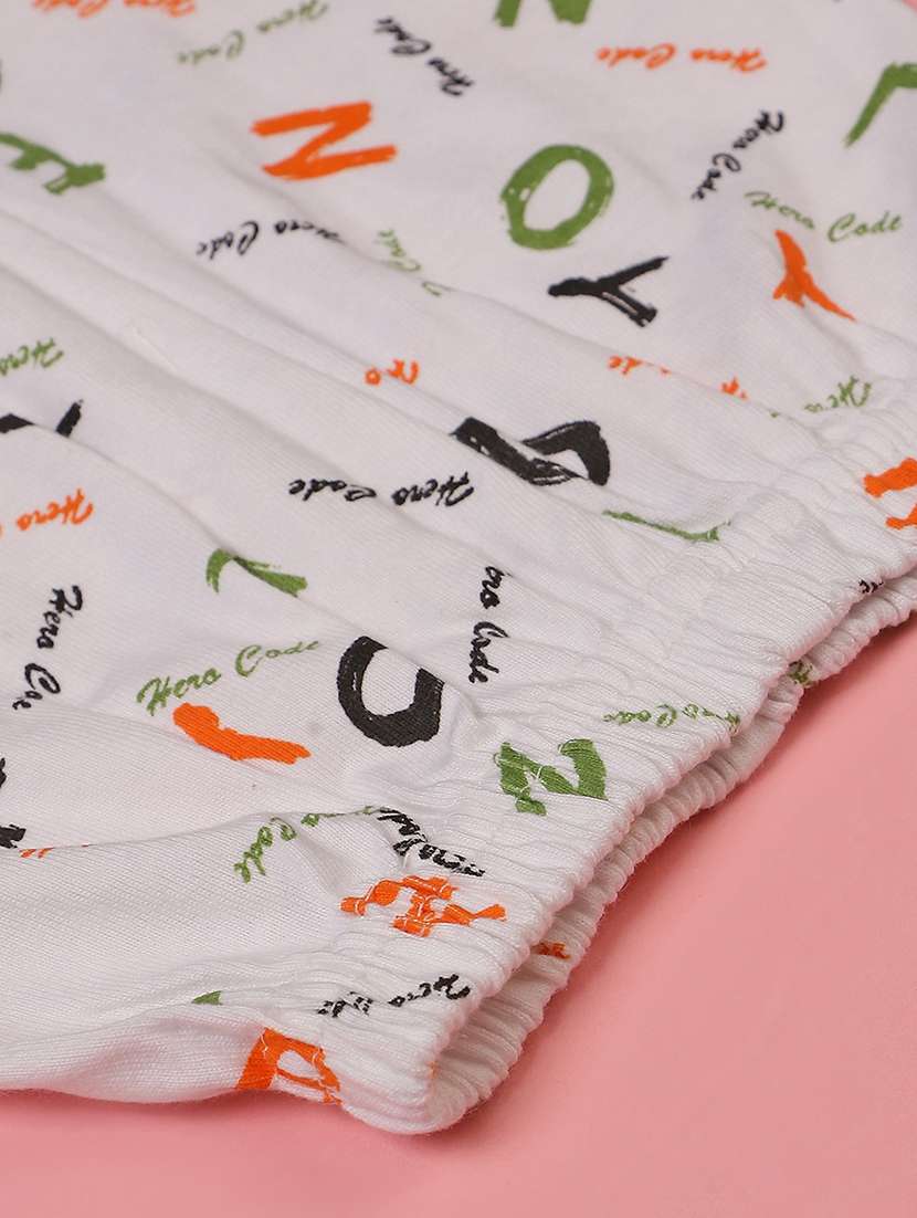 girls printed round neck full length set - 22036032 -  Standard Image - 3