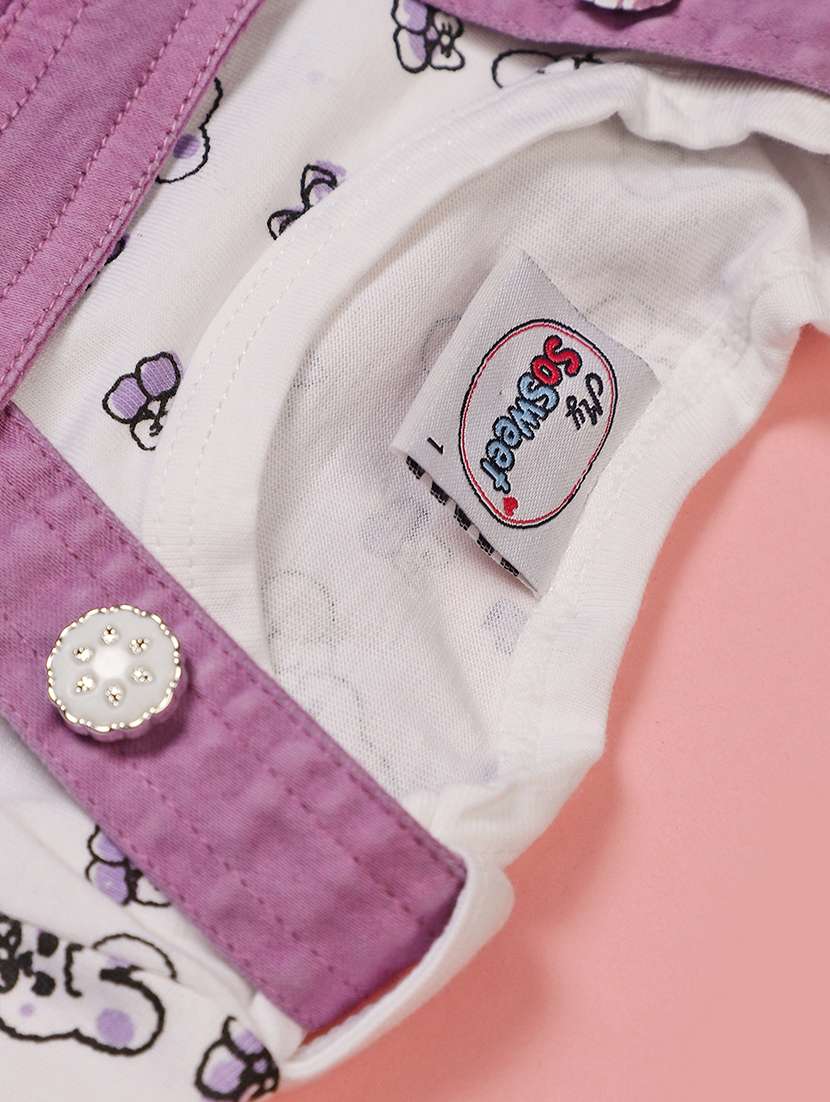 girls printed round neck full length set - 22036036 -  Standard Image - 3