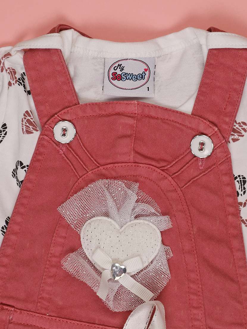 girls printed round neck full length set - 22036037 -  Standard Image - 3