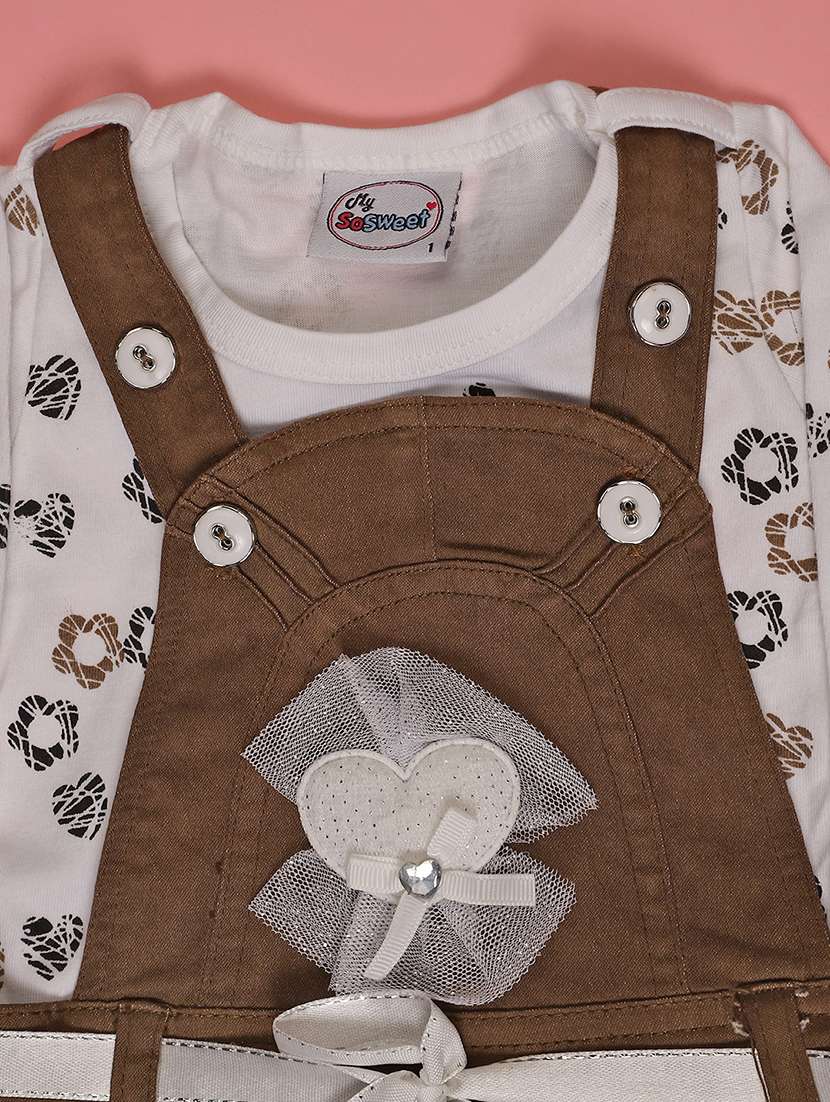 girls printed round neck full length set - 22036038 -  Standard Image - 3