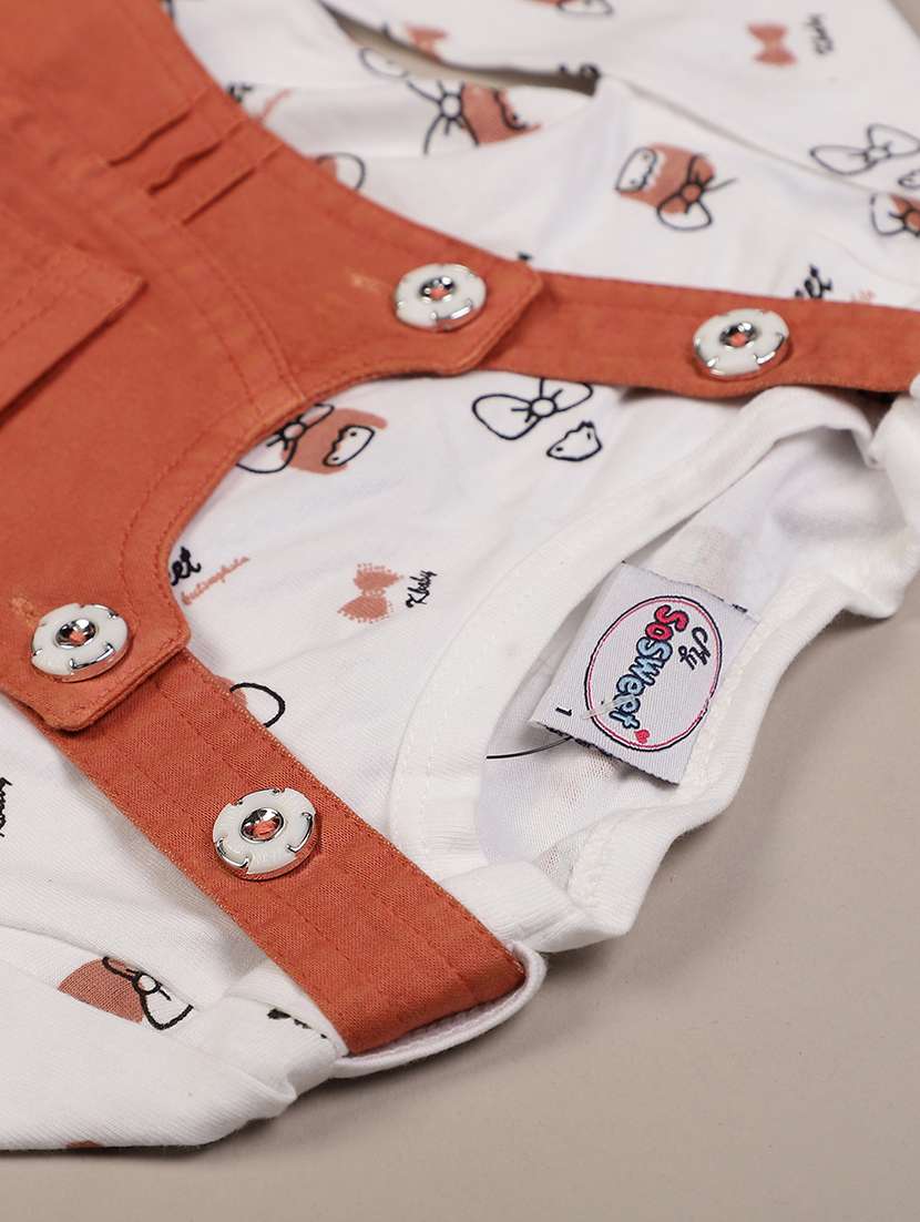 girls printed round neck full length set - 22036040 -  Standard Image - 3