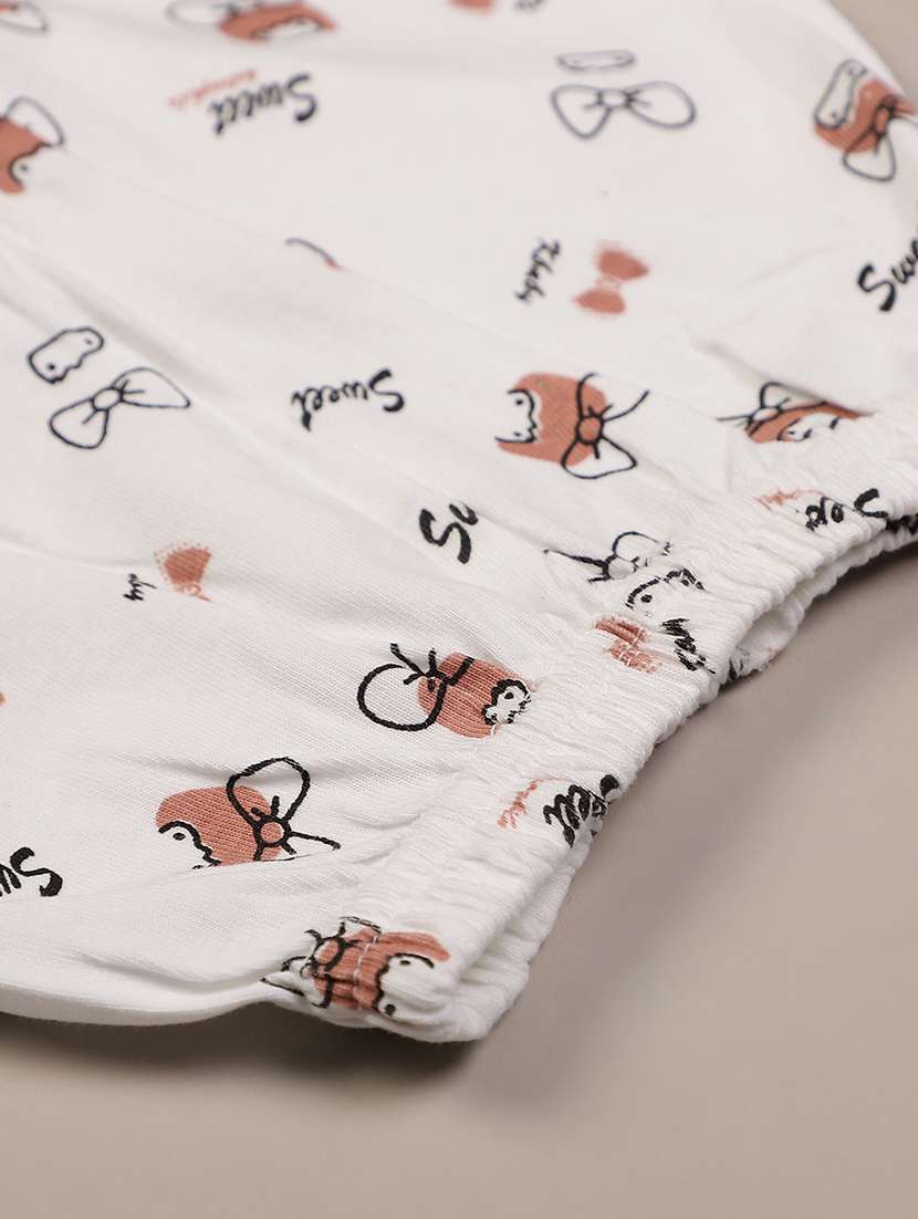 girls printed round neck full length set - 22036040 -  Standard Image - 5