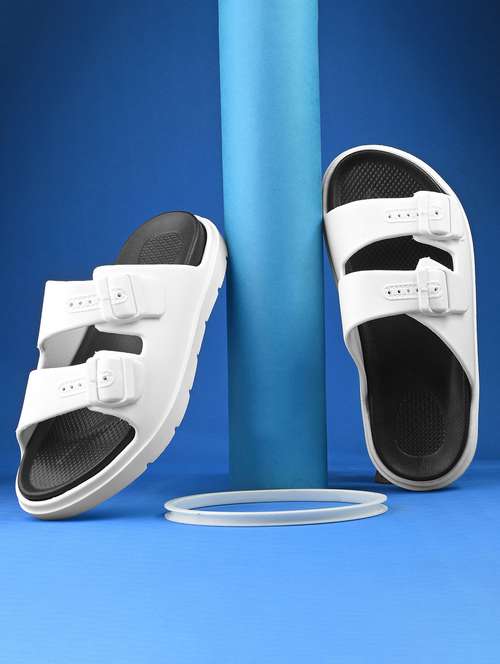 men white slip on sandal - 22036915 -  Standard Image - 0