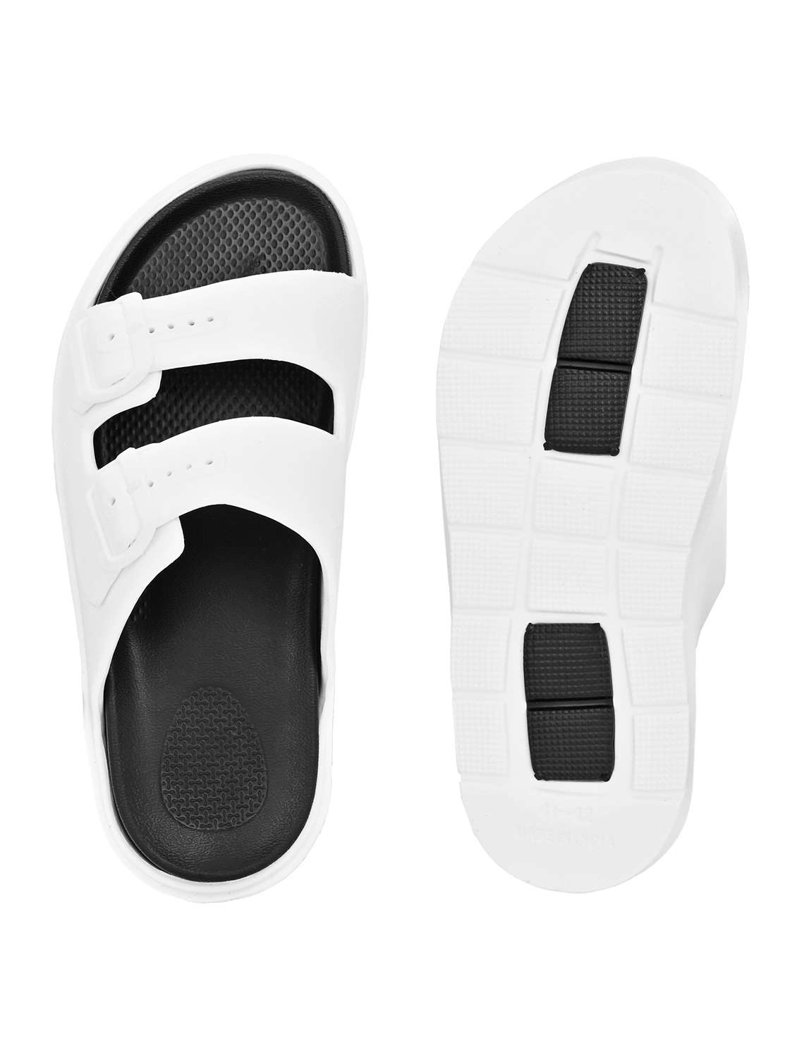 men white slip on sandal - 22036915 -  Standard Image - 5