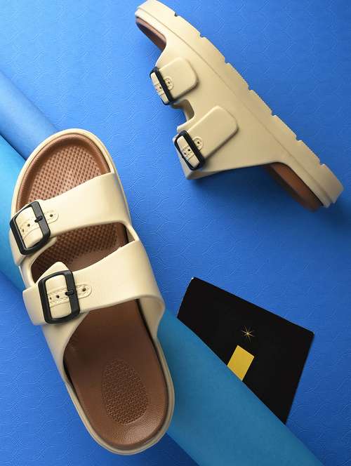 men beige slip on sandal - 22036916 -  Standard Image - 0