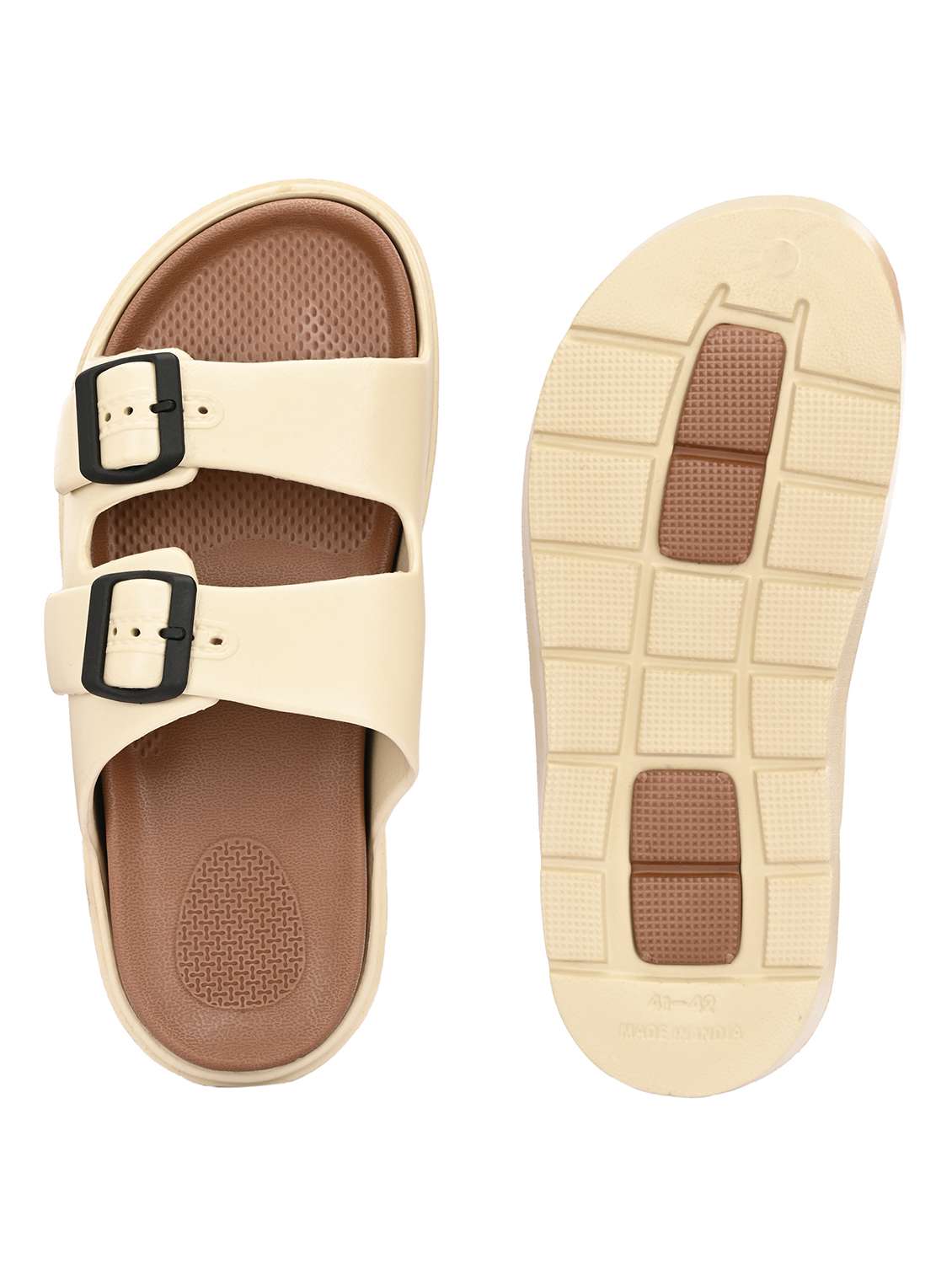 men beige slip on sandal - 22036916 -  Standard Image - 5
