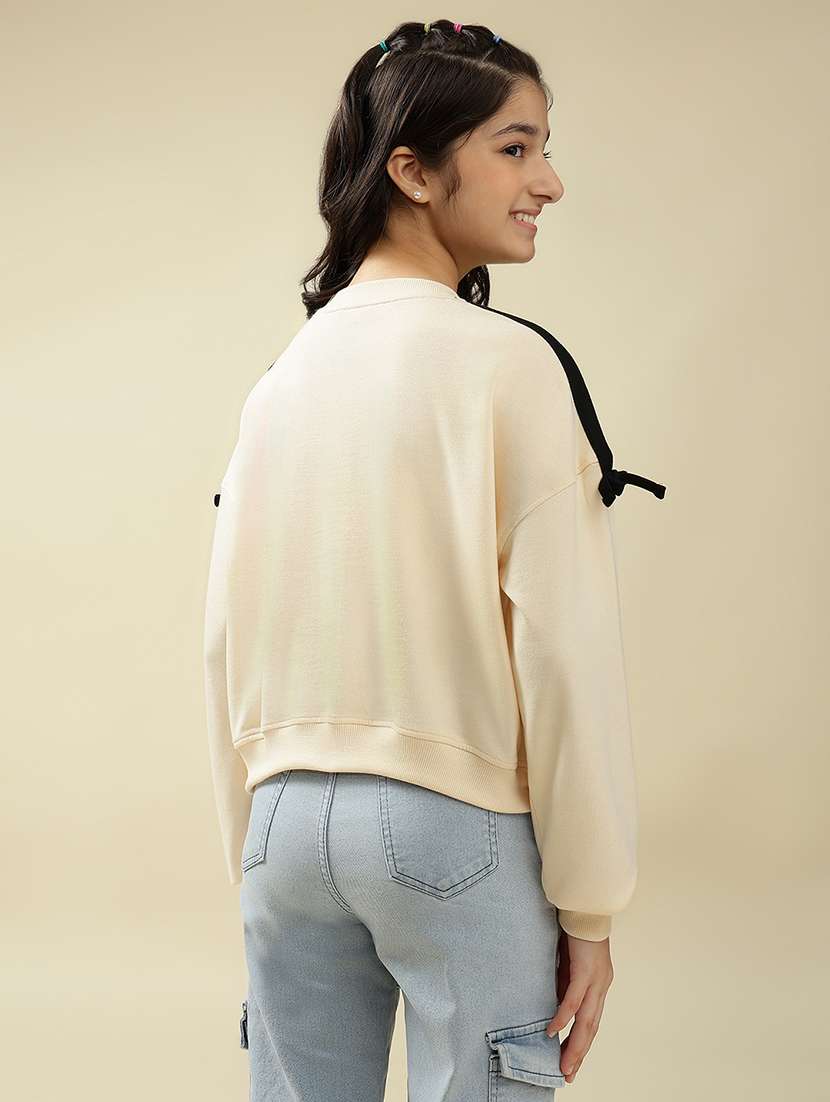 girls printed long sleeve sweatshirt  - 22036944 -  Standard Image - 3