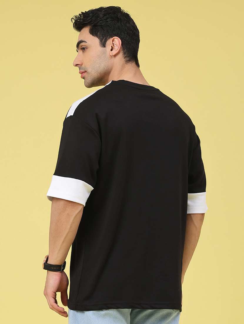 men typographic short sleeve loose fit t-shirt - 22037569 -  Standard Image - 3