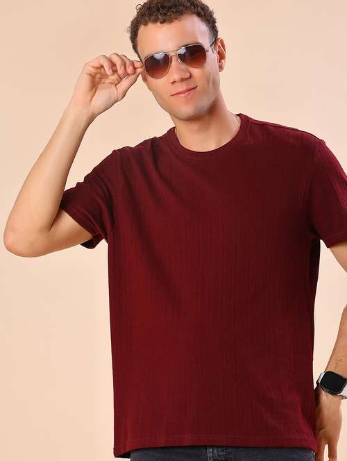 men solid short sleeve regular fit t-shirt - 22037660 - Standard Image - 0