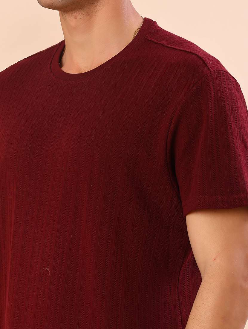 men solid short sleeve regular fit t-shirt - 22037660 - Standard Image - 3