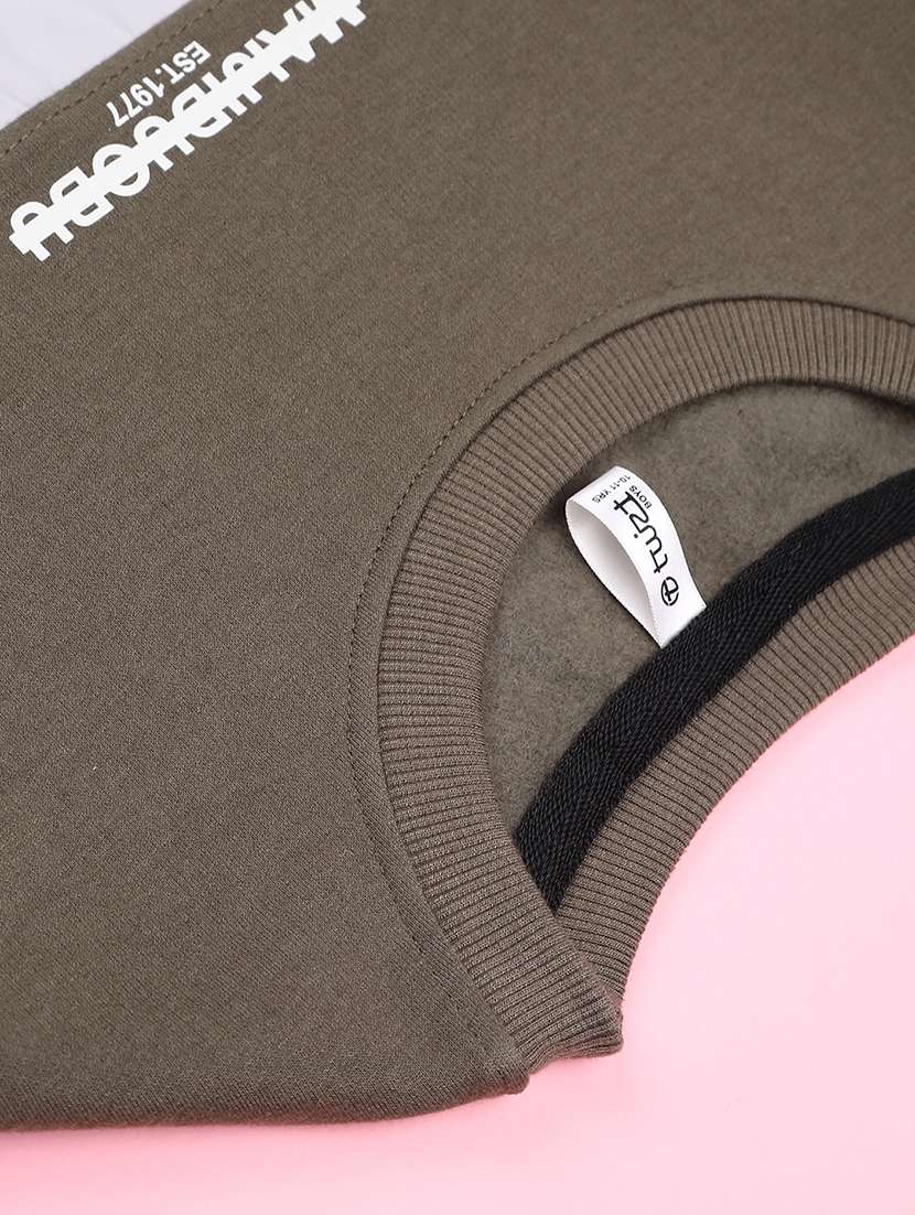 boys printed long sleeve sweatshirt - 22037707 -  Standard Image - 3