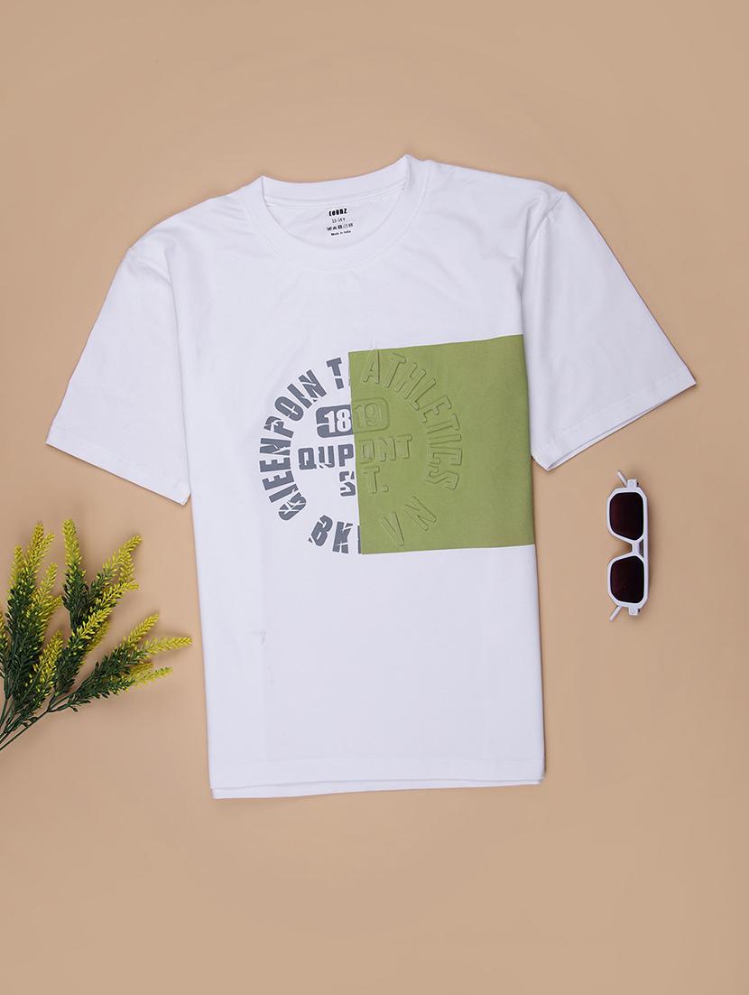 boys printed short sleeve regular fit t-shirt
