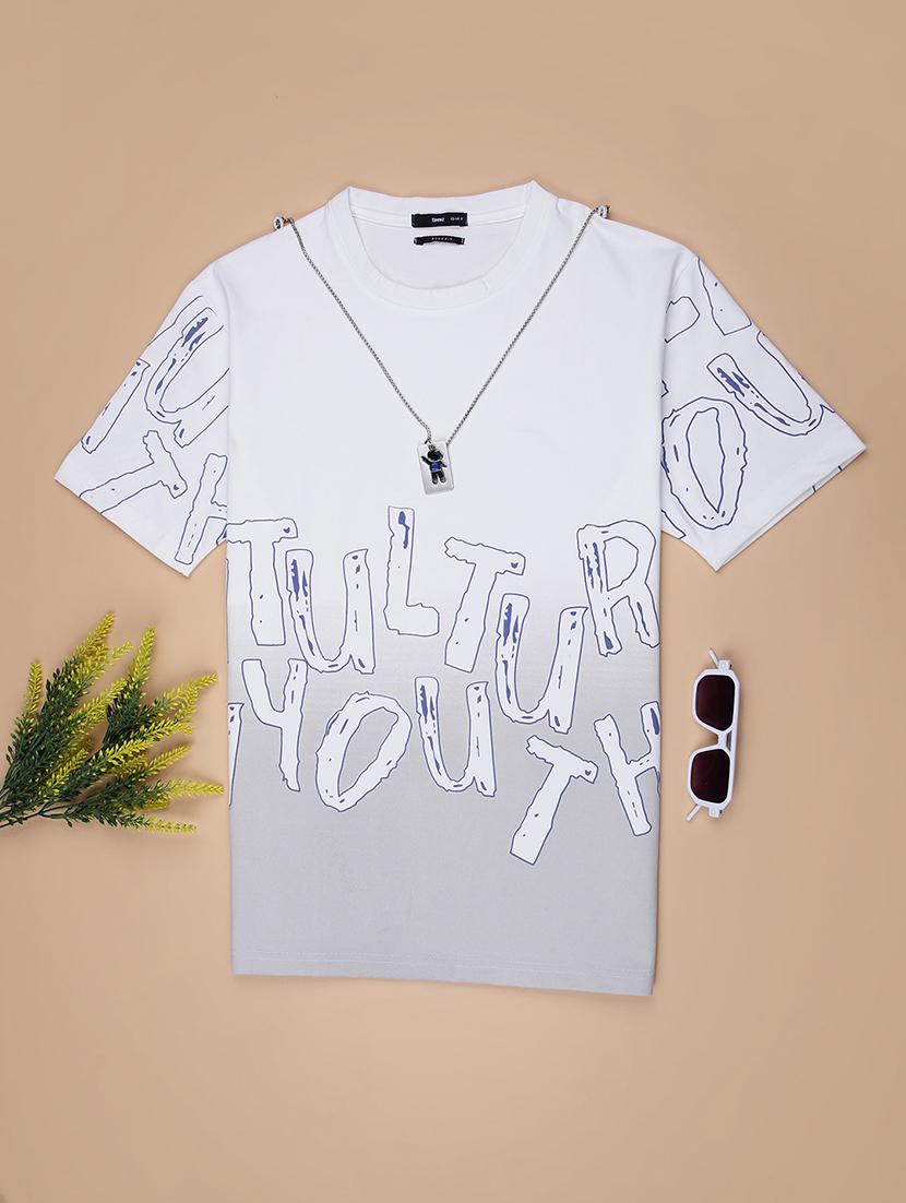 boys printed short sleeve regular fit t-shirt