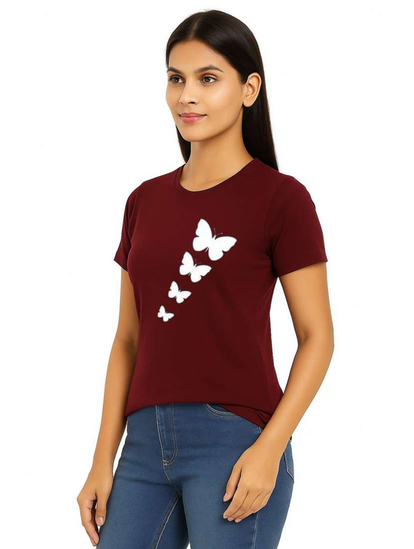 Women Pack Of 2 Printed Short Sleeves T-shirt - 22037811 -  Standard Image - 3