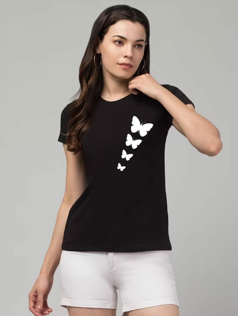 women pack of 2 printed short sleeves t-shirt - 22037813 - Standard Image - 3