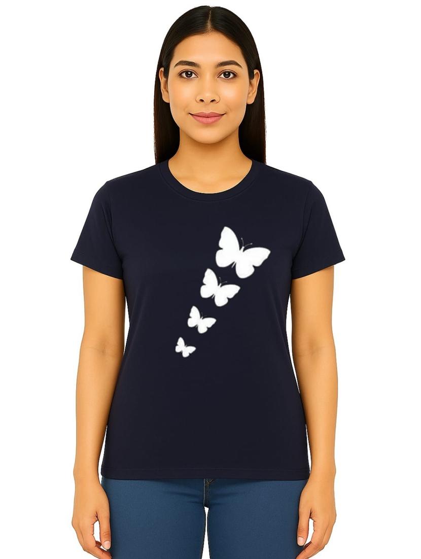 pink cotton blend regular tshirt - 22037823 - Standard Image - 3