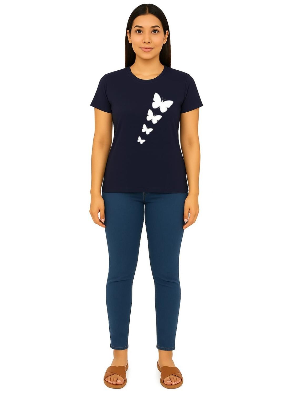 pink cotton blend regular tshirt - 22037823 - Standard Image - 5
