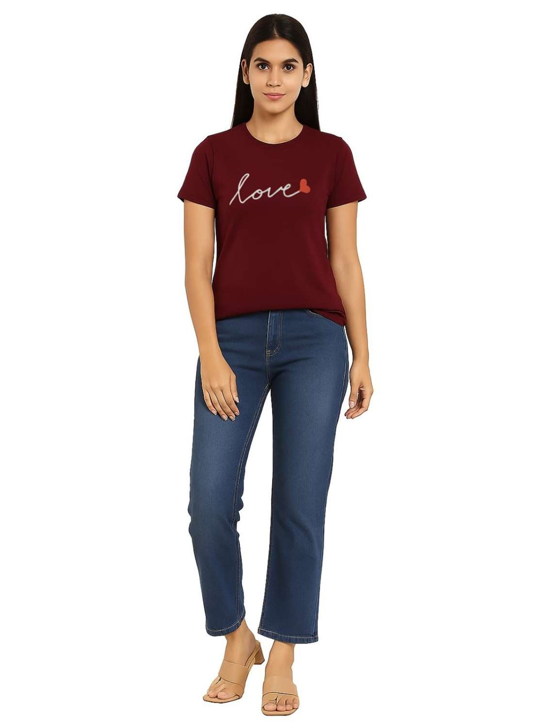 women printed short sleeve regular fit t-shirt - 22037831 -  Standard Image - 3